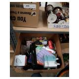 Box of Play-Doh and misc