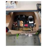 Box of vintage cars