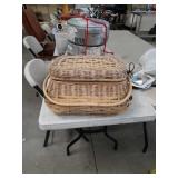 Picnic basket with contents