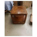 Walnut end table
