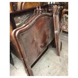 Pair of Mahogany twin beds