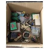 Box of costume jewelry