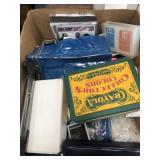 Box of misc items