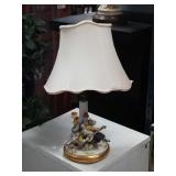 Antique  German porcelain vanity  Lamp