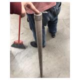 Vintage fly rod in metal tube