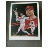 Mark McGwire litho 18 x 24 in