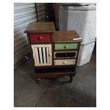 Small multi drawer step cabinet