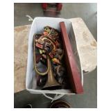 Box of Asian figs,tin toy