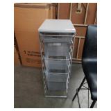 Metal stand with trays/drawers