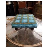 Upholstered footstool