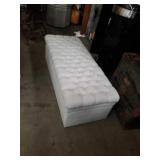 Upholstered storage bench