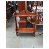 Antique pine shelf
