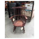 Antique kids rocking chair