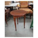 Round side table