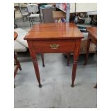 Antique side table with drawer