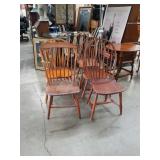 Group of 5 antique chairs
