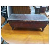 Antique rustic footstool