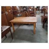 Antique pine dining table