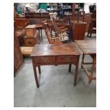 Antique  sm.writing table with 2 drawers