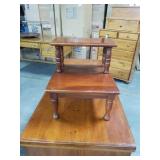 Mahogany step stool