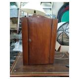 Mahogany wall cabinet