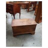 Antique Pine small blanket chest