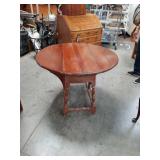 Antique drop leaf table