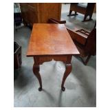 Antique mahogany side table