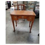 Antique writing table with drawers