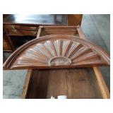 Antique wood carved wall decoration