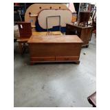 Large antique blanket chest