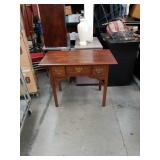 Small antique mahogany writing table / desk