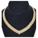 54.9 g diamond necklace 485 14k