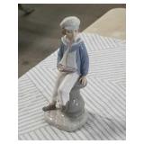 Small lladro porcelain fig.