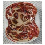 Multicolor murano glass bowl