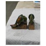 Bird bookends made by Armor bronze