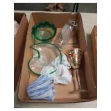 Box of murano glass pcs