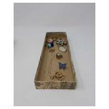 Box of sterling rings and pendents