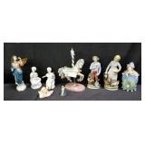 Group of ceramic and miscellaneous figurines