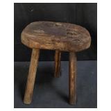 Antique primitive stool