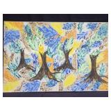 Signed oil painting on canvas unframed