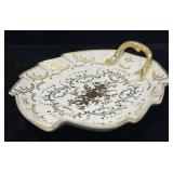Ceramic gold trim trinket/candy dish