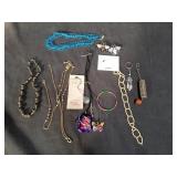Group of costume jewelry