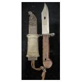 Vintage ZD 4308  world war 2 bayonet, knife with