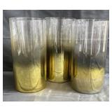 Group of decorative glass vases