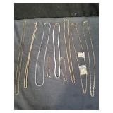 Group of body chain/ costume jewelry