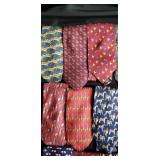 Group of neckties
