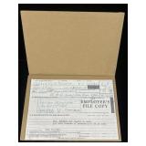 Rare Marilyn Monroe production employers file