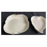 Pair of California pottery dishes