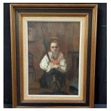 Signed oil on canvas